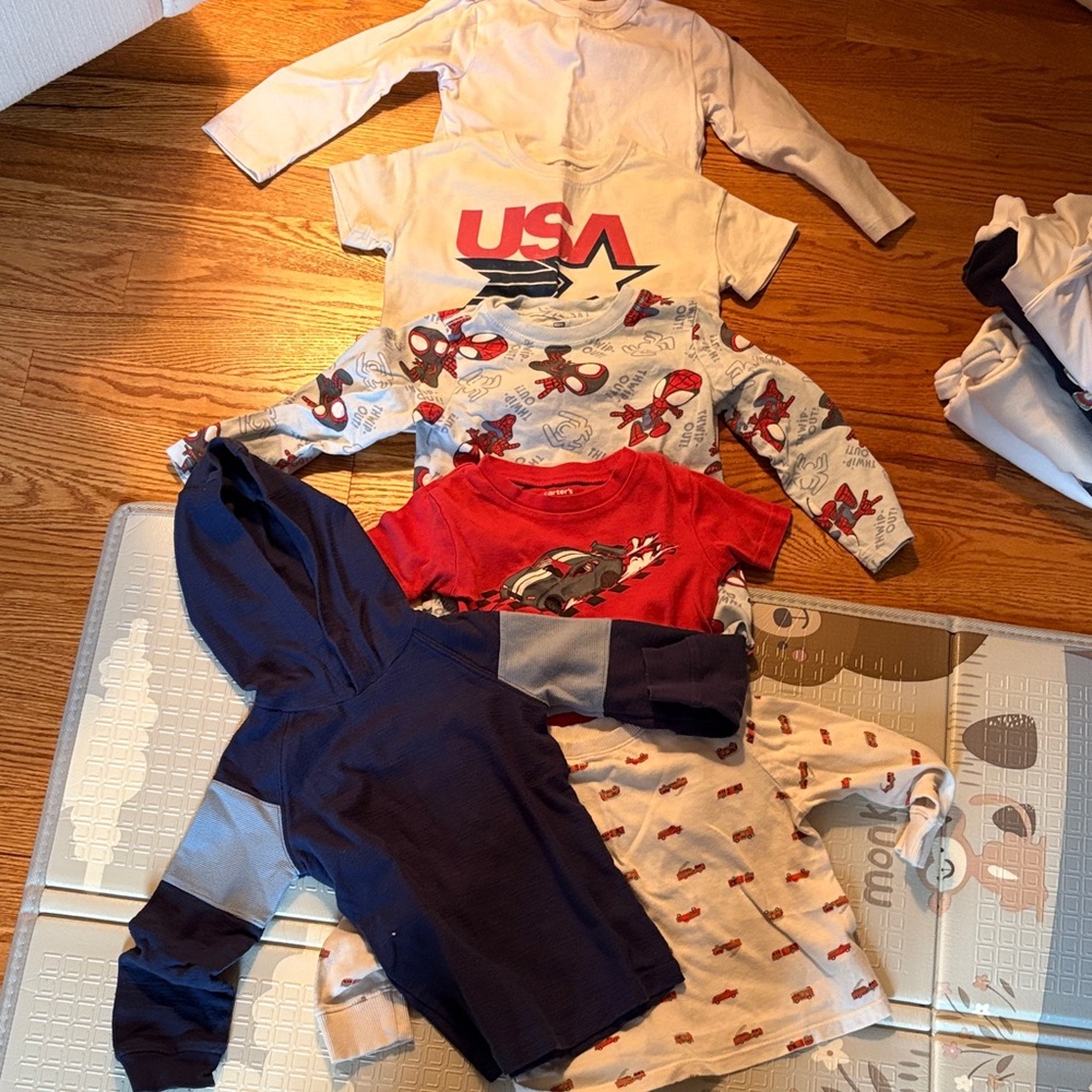 Carter's Kids Shirts & Tops - Red, Blue, White